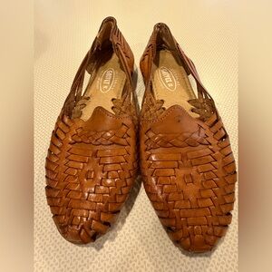 Hand-Woven Leather Mexican Huarache Sandals Women 8.5
